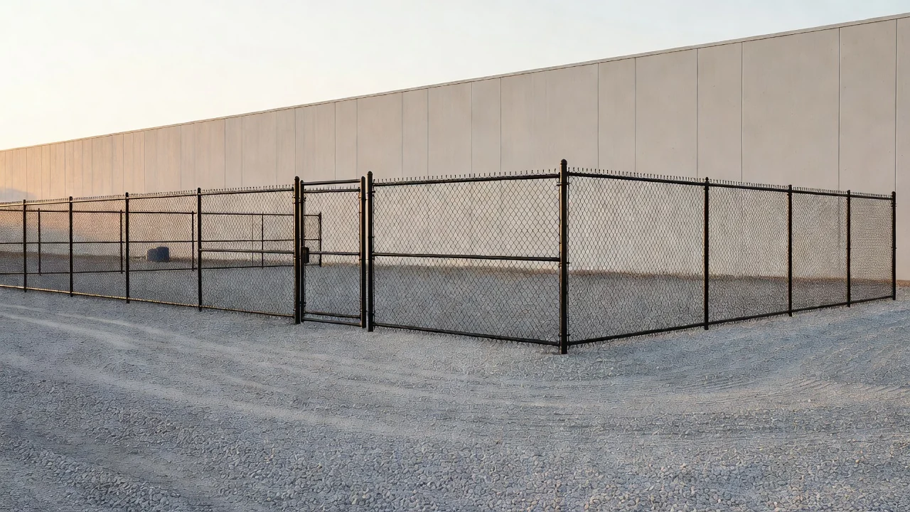 Commercial Fencing installation in Savannah GA