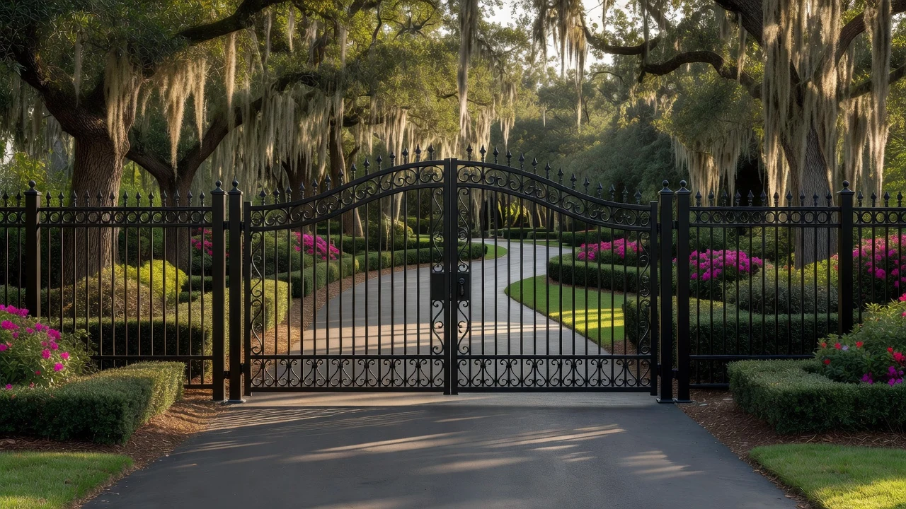 Driveway Gates installation in Savannah GA